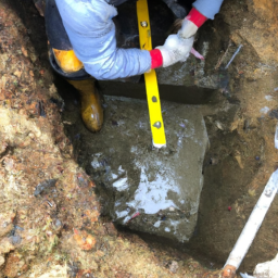 Construction d'un Mur de Soutènement en Blocs de Béton pour un Terrain en Pente Yutz